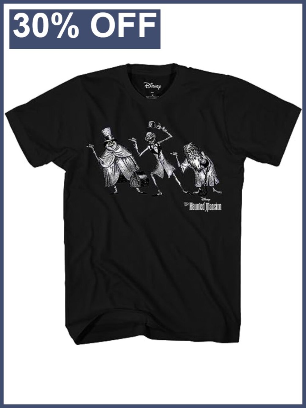 Disney Haunted Mansion Hitchhiking Ghosts Glow T-Shirt